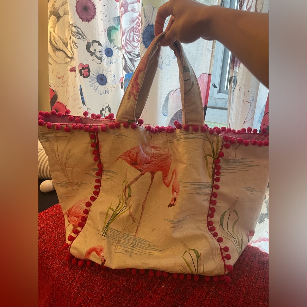 Truly one of a kind beach/picnic tote